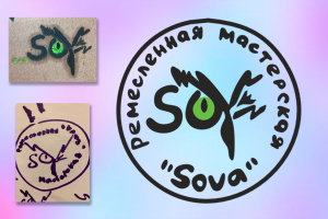Логотип в векторе по эскизу
