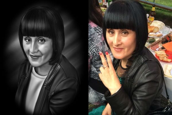 Ретушь фото для гравировки