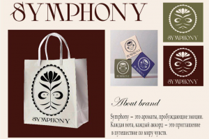 Фирменный стиль для бренда парфюмерии.