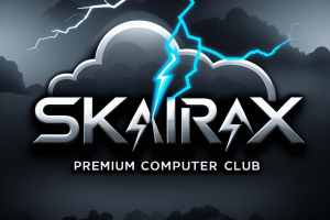 Создание логотипа для компьютерного клуба и вывески