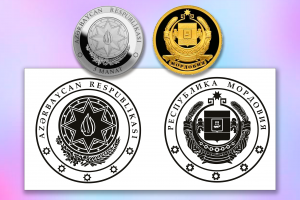 Макет в векторе для монет