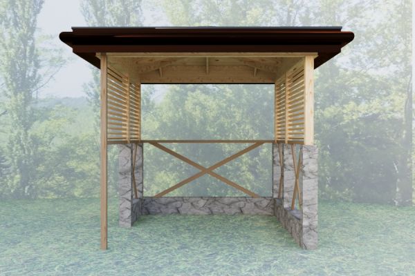 Проектирование и визуализация беседки