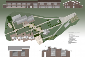 Эскизный проект пансионата в Краснозаводске