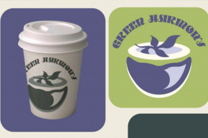 Фирменный стиль для кофейни "Green Harmony"