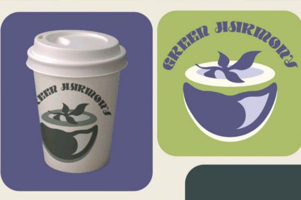 Фирменный стиль для кофейни "Green Harmony"