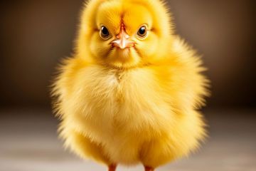 Изображение злого цыплёнка