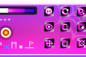 векторные иконки и элементы для мобильной игры