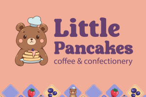 Разработка логотипа и минимального фирменного стиля кофейни.