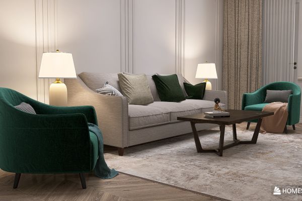 Гостиная в неоклассическом стиле