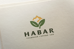 Логотип для травяного горного чая Habar