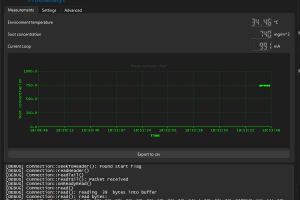 Windows-клиент для устройства измерения концентрации пыли