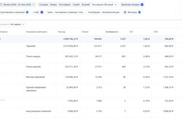 Онлайн запись/поиск врача Стоимость заявки до 1000р