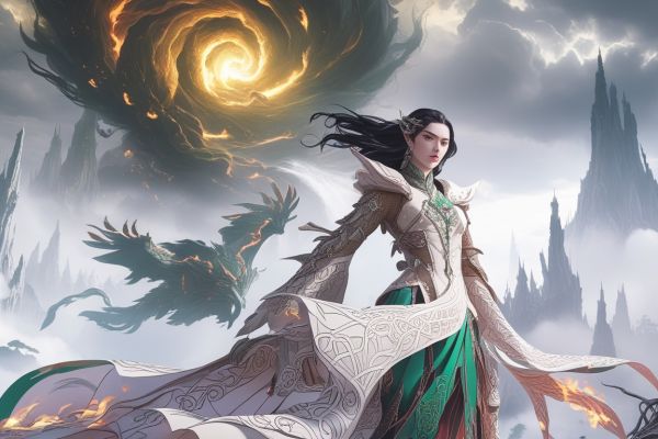 Иллюстрации в стиле корейских фентези