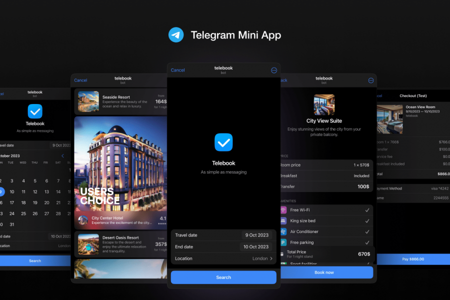 Создание игры или приложения, MiniApp в Telegram 5 000 руб.  за 2 дня.. Иван Афанасьев