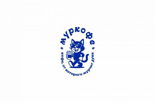 логотип для кофейни Муркофе