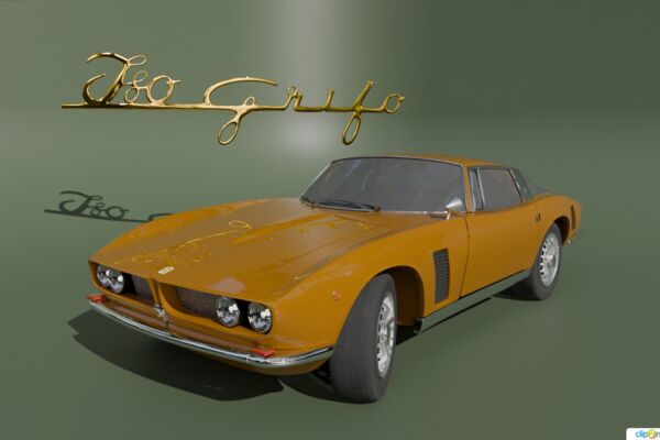 Частный проект. 3D-модель автомобиля.
