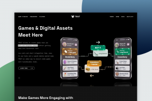 Верстка многостраничного сайта для Trait.tech
