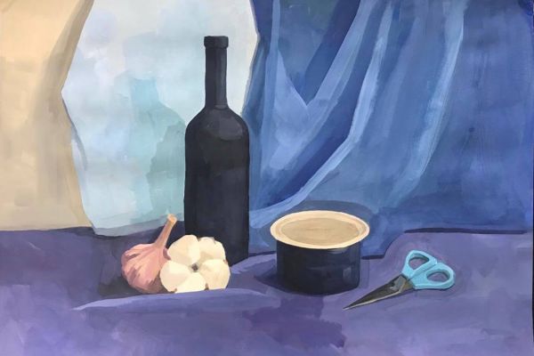 Академический рисунок, живопись, натюрморт