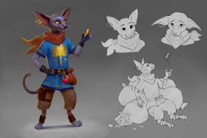 Концепт-арт персонажа