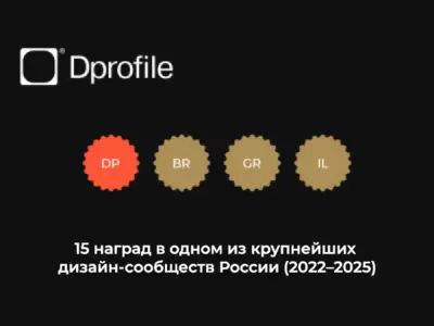 Топовый исполнитель в одном из крупнейших дизайн сообществ России - Dprofile