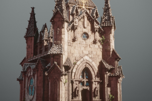 Часовня. Игровая модель в фэнтези сеттинге.