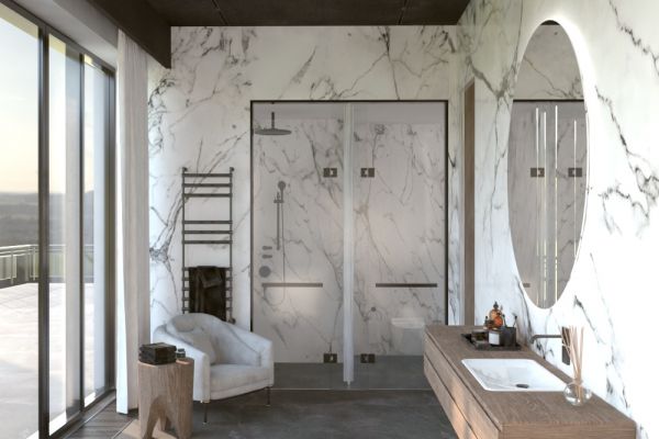 Дизайн ванной комнаты в частном доме