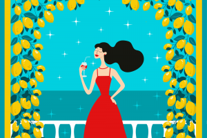 Иллюстрация для шелкового платка