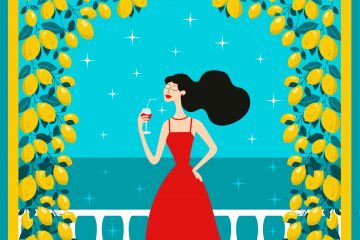 Иллюстрация Вечер в Италии