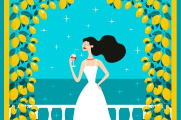 Иллюстрация Вечер в Италии