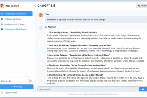 Дизайн веб приложения для AI чата