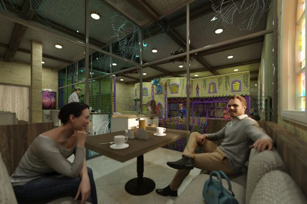 Проект игрового пространства в ресторане