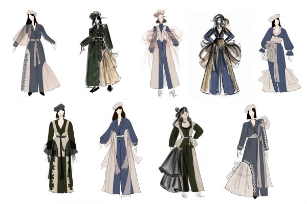 Эскизы коллекций