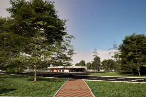 Торговый центр для котеджного поселка Грин Парк, г.Москва