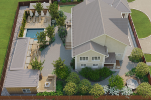 Ландшафтный дизайн участка #1