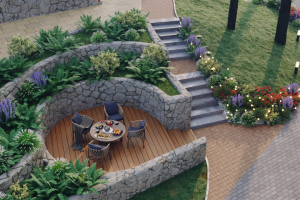 Ландшафтный дизайн участка #2