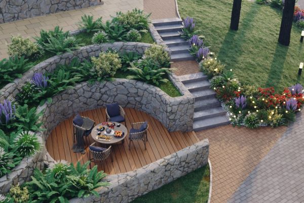 Ландшафтный дизайн участка #2