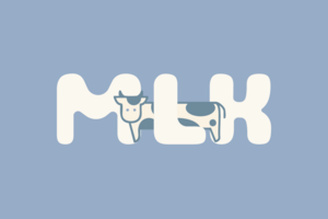 Бренд молока и молочки MLK
