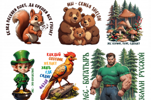 Корпоративные праздничные наклейки