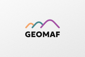 Дизайн оформление логотипа GEOMAF