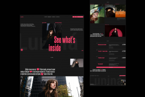 Личный сайт фотографа