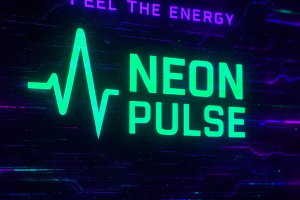 Логотип для проекта «NEON PULSE»