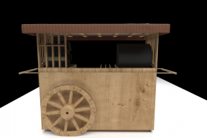 Разработка кофейного столика для уличной торговли