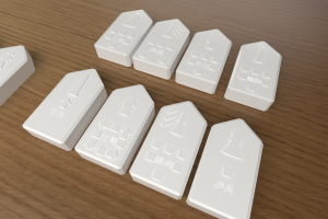 Японские шахматы, 3D модели для отливки настолки