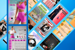 Оформление карточки товара: Женский спортивный костюм