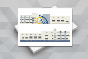 Ортогональный чертеж фасада