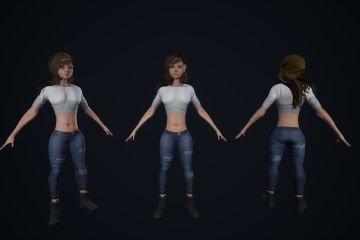 Моделирование реалистичного 3D персонажа