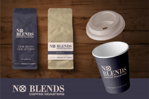 Логотип кофейни No Blends