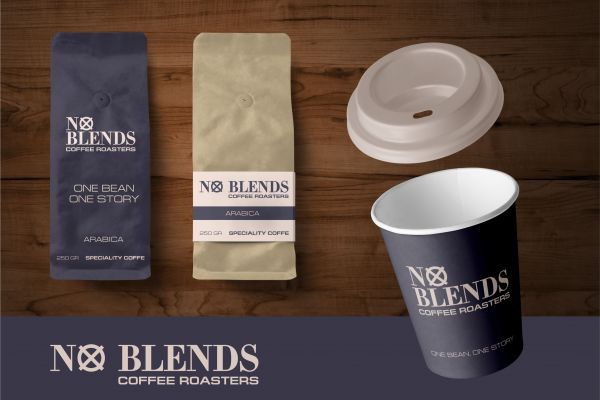 Логотип кофейни No Blends