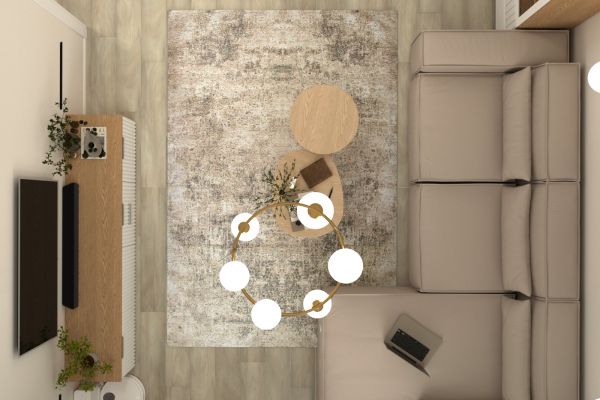 дизайн проект гостиной комнаты