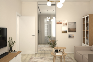 дизайн проект гостиной комнаты